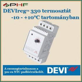 DEVIreg 330 termosztát (-10-+10°C)