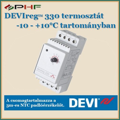 DEVIreg 330 termosztát (-10-+10°C)