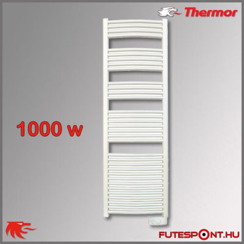 Thermor Corsaire 1000W - elektromos törölközőszárító termosztáttal, fehér