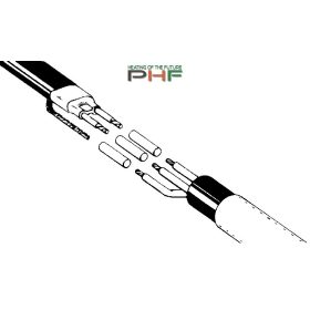 Csatlakozó+végzáró készlet önszabályzó kábelhez 