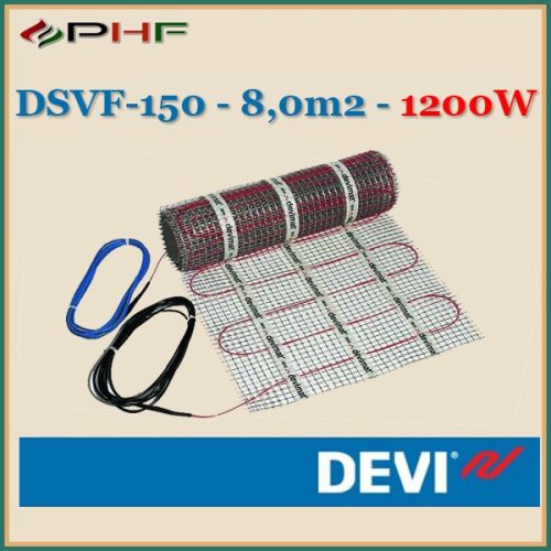 DEVIheat - DSVF-150  - 0,5x16m -8m2  - 1200W