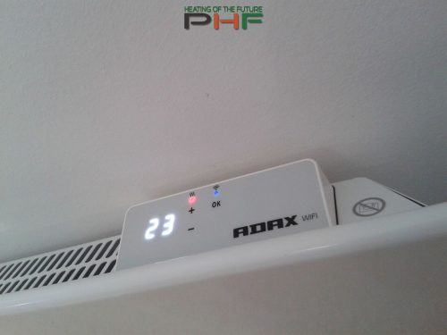 ADAX NEO WIFI "L" - 1200w - 21 cm magas elektromos fűtőpanel - fehér