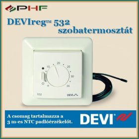 DEVIreg™ 532 - padló-és levegőérzékelővel