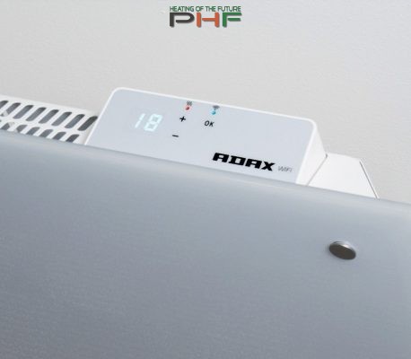 Adax Clea Wifi "L" - elektromos fűtőpanel - 600W - fekete
