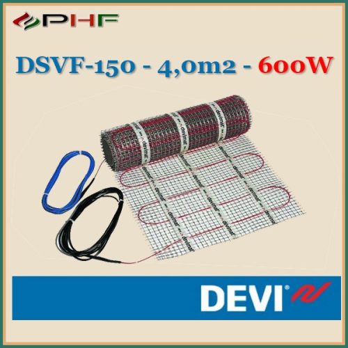 DEVIheat - DSVF-150  - 0,5x8m - 4m2  - 600W