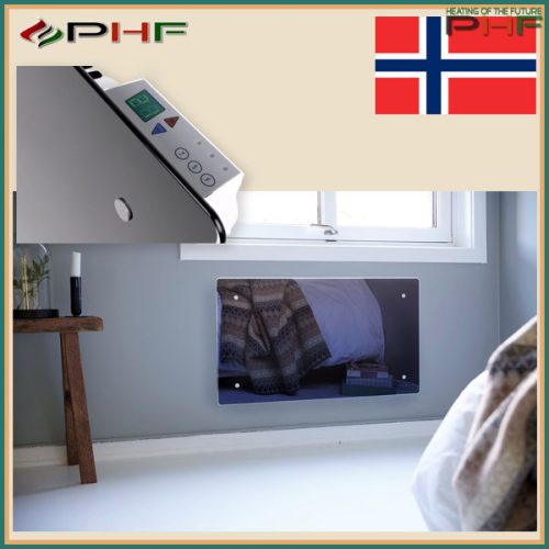 Adax Clea Wifi "H" - elektromos fűtőpanel - 1000W - fehér v.fekete