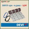 DEVIheat - DSVF-150  - 0,5x1m - 0,5m2  - 75W
