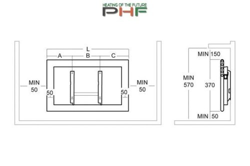 ADAX NEO NP 04 norvég fűtőpanel 400W - FEKETE