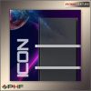 Radialight ICON WIFI fűtőpanel antracit - 1500W 