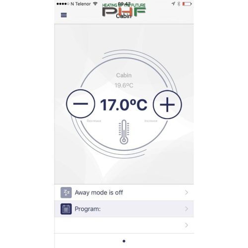 ADAX NEO WIFI "L" - 600w - 21 cm magas elektromos fűtőpanel - fehér