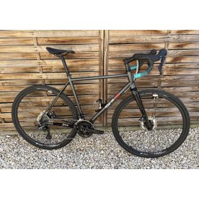   SB4 acélváz, karbon villa, Shimano GRX 2x11s gravel kerékpár - (kaméleon)