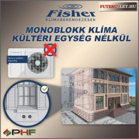   Fisher  Monoblokk Parapet klímaberendezés 2,35kW kültéri egység nélkül FCFC-80GE4-R