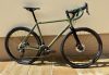SB4 acélváz, karbon villa, Shimano GRX 2x11s gravel kerékpár - 53 cm (oliva)