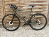 SB4 acélváz, karbon villa, Shimano GRX 2x11s gravel kerékpár - 53 cm (oliva)