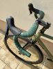 SB4 acélváz, karbon villa, Shimano GRX 2x11s gravel kerékpár - 53 cm (oliva)