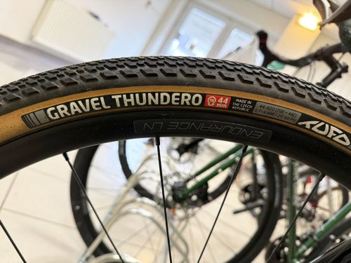 SB4 acélváz, karbon villa, Shimano GRX 2x11s gravel kerékpár - 53 cm (oliva)