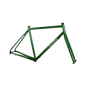   JB-SB6 2x húzott CroMoly gravel full acélváz, ED bevonat - fényes" brit racing "zöld