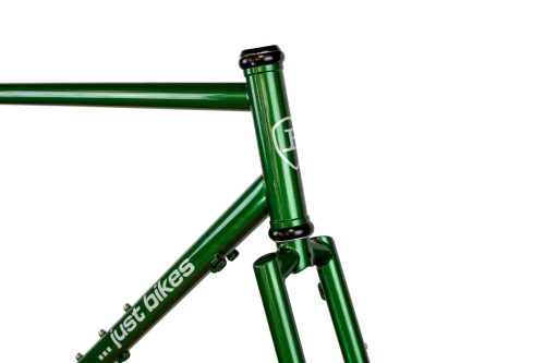 JB-SB6 2x húzott CroMoly gravel full acélváz, ED bevonat - fényes" brit racing "zöld