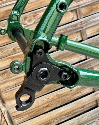 JB-SB6 2x húzott CroMoly gravel full acélváz, ED bevonat - fényes" brit racing "zöld