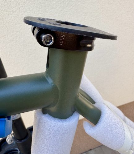 JB-SB 2x húzott CroMoly gravel acélváz, ED bevonat - matt olíva zöld