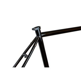   JB-SB-2x húzott CroMoly gravel full acélváz, ED bevonat - fényes fekete