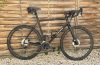 SB4 2x húzott CroMoly gravel full acélváz, ED bevonat - fényes fekete