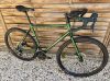 SB6 bikepacking acélvázas gravel,  Shimano GRX 2x11s -  (zöld)