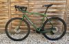 SB6 bikepacking acélvázas gravel,  Shimano GRX 2x11s -  (zöld)