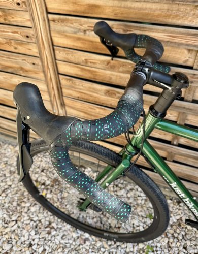 SB6 bikepacking acélvázas gravel,  Shimano GRX 2x11s -  (zöld)