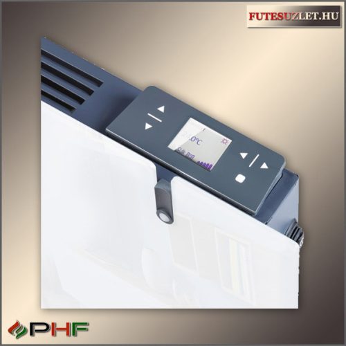 Radialight Aetherea 1500W fűtőpanel üveg előlappal - Fehér