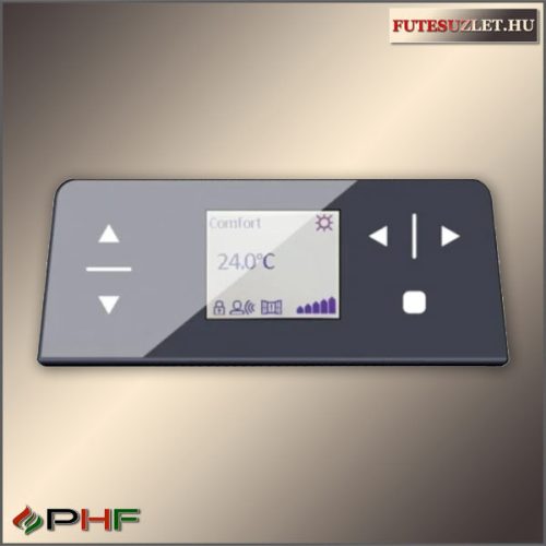 Radialight Aetherea 1500W fűtőpanel üveg előlappal - Fehér