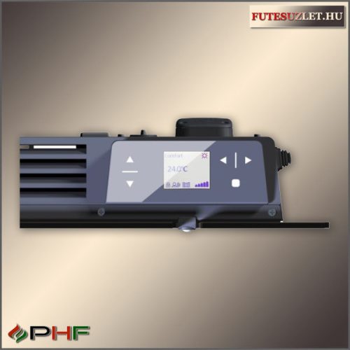 Radialight Aetherea 1500W fűtőpanel üveg előlappal - Fehér