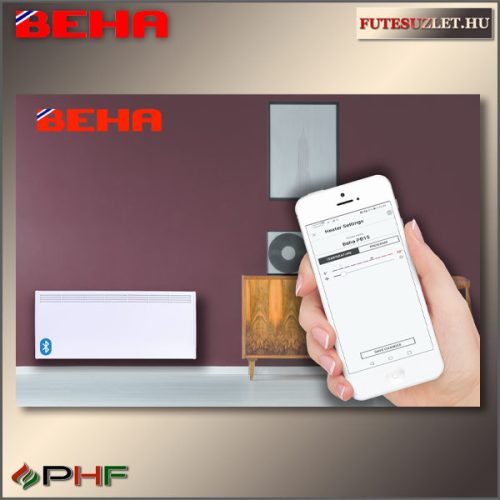 BEHA PB12 - elektromos norvég fűtőpanel 1250W (BT)