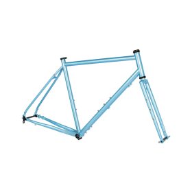   JB-SB6 2x húzott CroMoly gravel full acélváz, ED bevonat - fényes kék