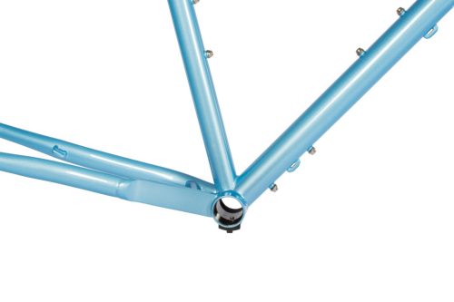 SB6 2x húzott CroMoly gravel full acélváz, ED bevonat - fényes kék