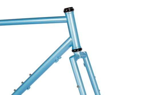 SB6 2x húzott CroMoly gravel full acélváz, ED bevonat - fényes kék
