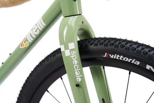 Cinelli Speciale Gravel disc gravel acél kerékpár, karbon villa, Shimano GRX 2x12