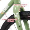 Cinelli Speciale Gravel disc gravel acél kerékpár, karbon villa, Shimano GRX 2x12