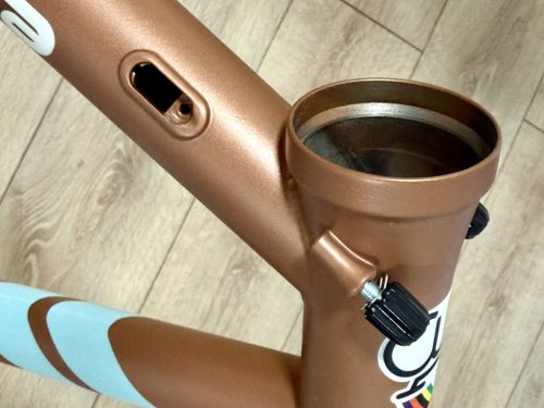 Eddy Merckx STRASBOURG ST.  Columbus acélváz+karbon villa (réz matt)