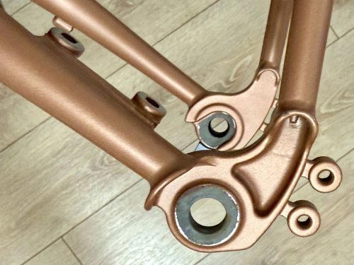 Eddy Merckx STRASBOURG ST.  Columbus acélváz+karbon villa (réz matt)