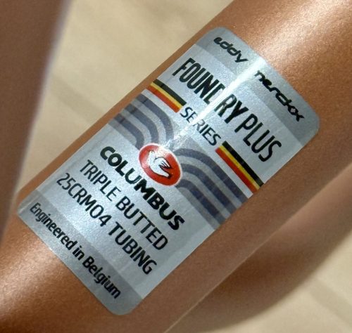 Eddy Merckx STRASBOURG ST.  Columbus acélváz+karbon villa (réz matt)