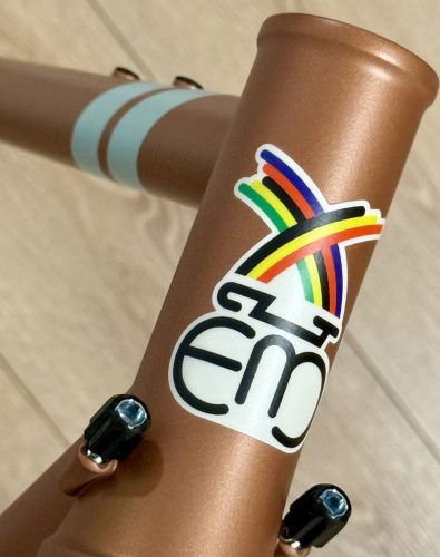 Eddy Merckx STRASBOURG ST.  Columbus acélváz+karbon villa (réz matt)