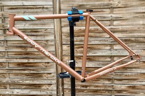 Eddy Merckx STRASBOURG ST.  Columbus acélváz+karbon villa (réz matt)