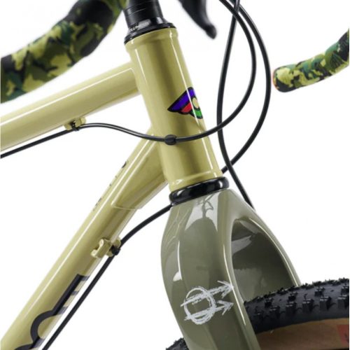 Cinelli Hobootleg Geo acél vázszett, karbon villa (desert mud)