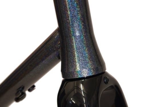 SB4 2x húzott CroMoly gravel full acélváz, ED bevonat - fényes "chameleon"