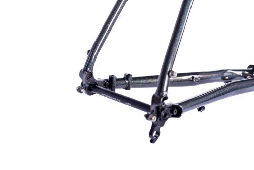 SB4 2x húzott CroMoly gravel full acélváz, ED bevonat - fényes "chameleon"
