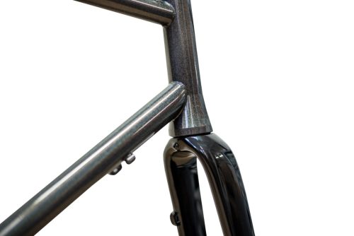 SB4 2x húzott CroMoly gravel full acélváz, ED bevonat - fényes "chameleon"