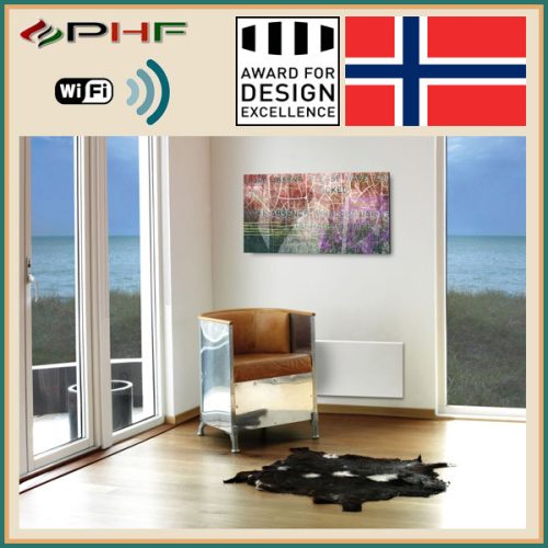 ADAX NEO WIFI "H" - 250W - norvég fűtőpanel - fehér