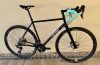 SB4 acélváz, karbon villa, Shimano GRX 2x12s gravel kerékpár - 55 cm (fekete)