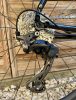 SB4 acélváz, karbon villa, Shimano GRX 2x12s gravel kerékpár - 55 cm (fekete)